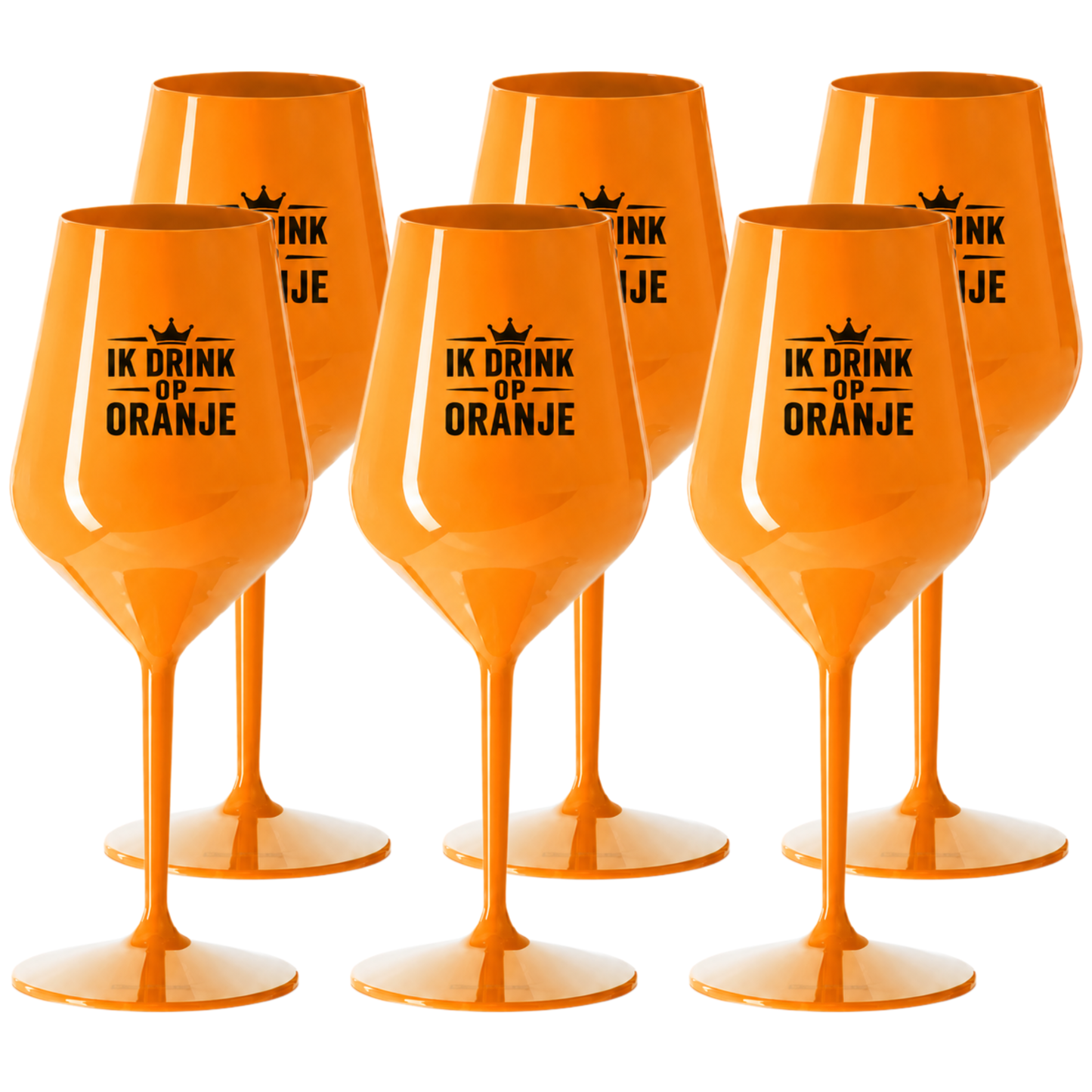 Oranje Wijnglazen