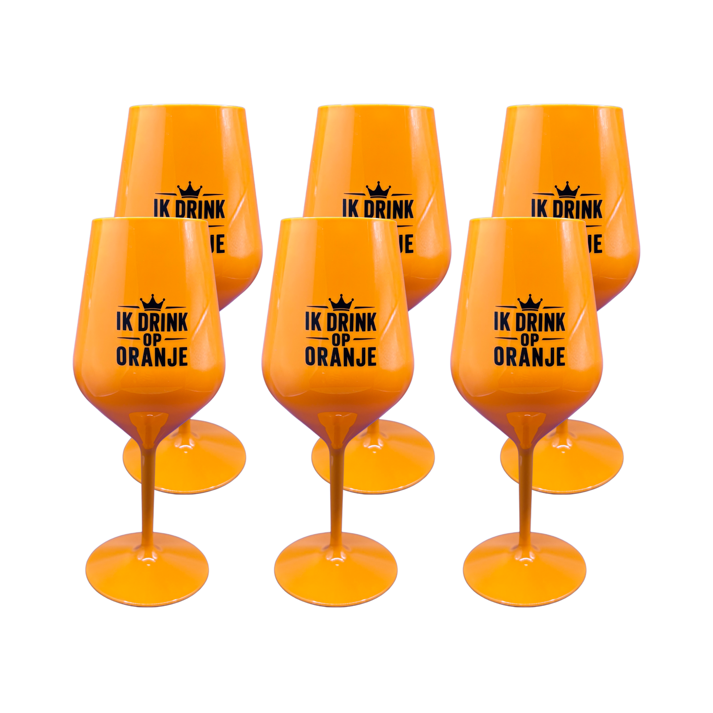 Oranje Wijnglazen