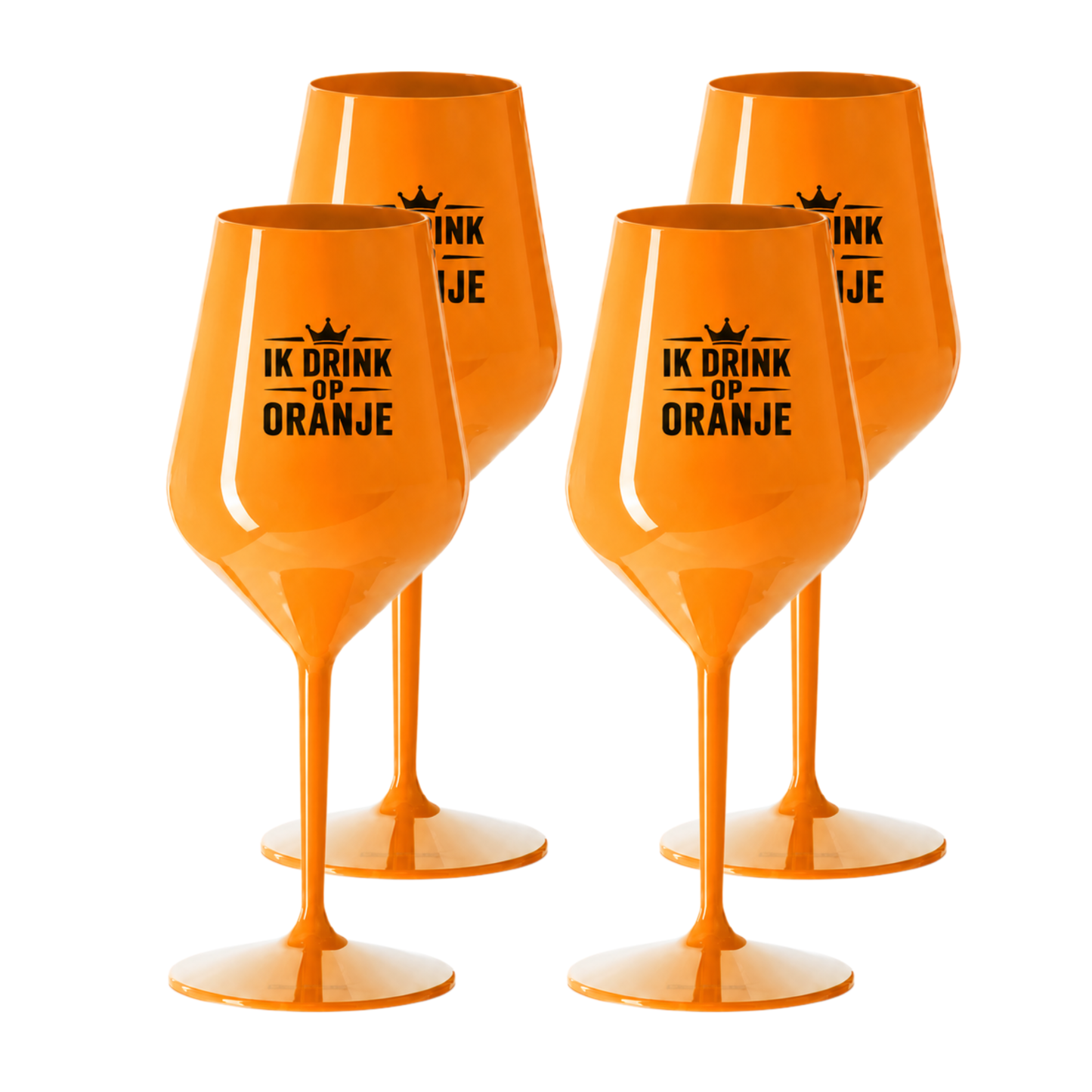 Oranje Wijnglazen