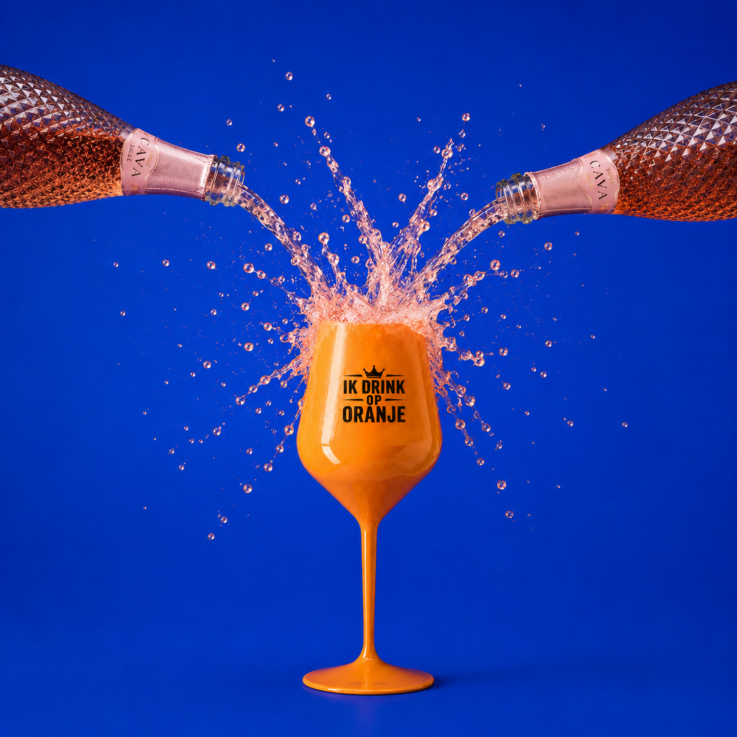 Oranje Wijnglazen