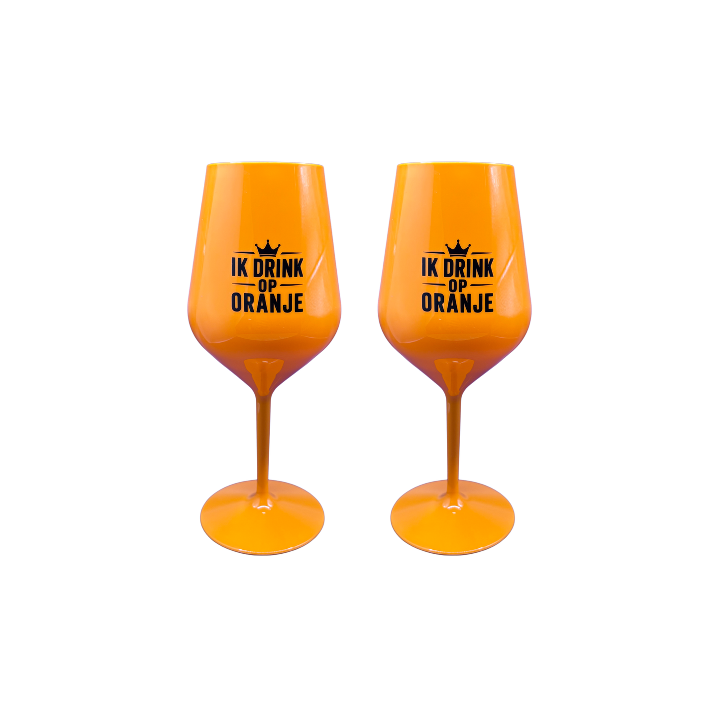 Oranje Wijnglazen